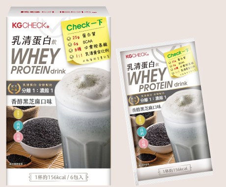 神好喝乳清蛋白飲 香醇黑芝麻