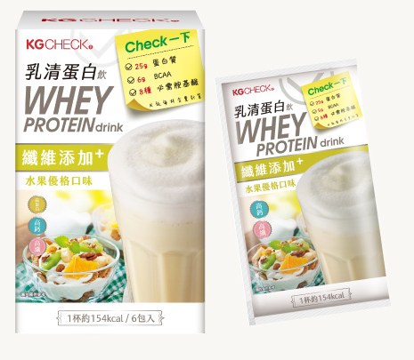 神好喝乳清蛋白飲 水果優格